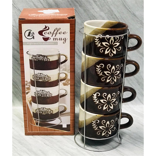 4 Pcs Coffee Cup 352-16