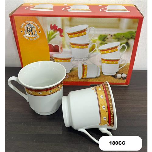 6 Pcs Coffee Cup - 180CC