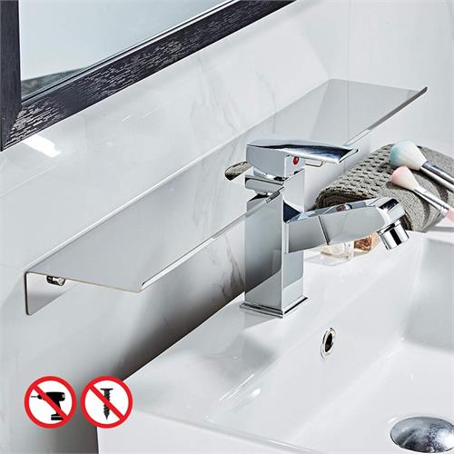 Wall Mounted Sink Top Shelf - Sliver 50cm - (20)