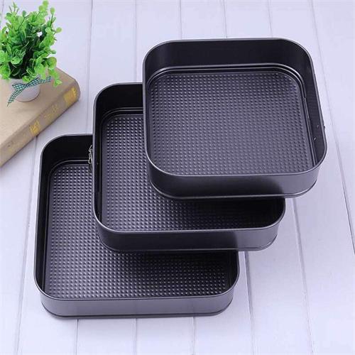 3 Pcs Square Shape Cake Mould