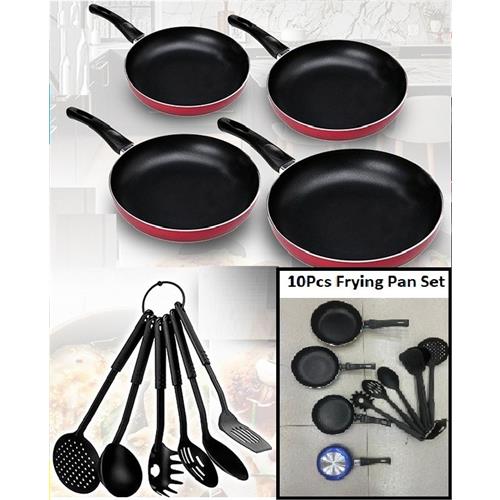 10 Pcs Nonstick Fry Pan Set