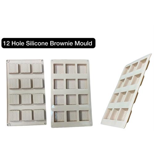 12 Hole Silicone Browine Mold