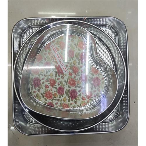 Sliver 3 Shape Cake Mould