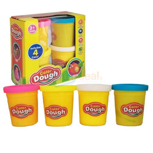 Color Dough 4 Bottle Clay