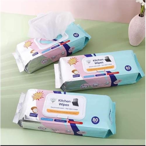 80 PCS Kitchen Cleaning Wipes