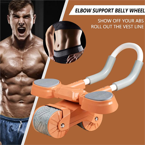 2 In 1 Abdominal Wheel With Timer