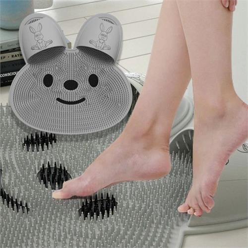 Silicone Bunny Massage Bathroom Mat