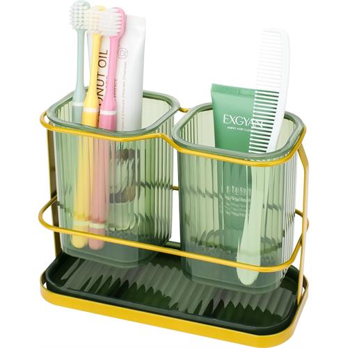 2 Cups Toothbrush Organizer