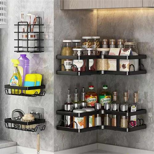 5 In 1 Metal Bathroom Shelves Set - Shower Caddy