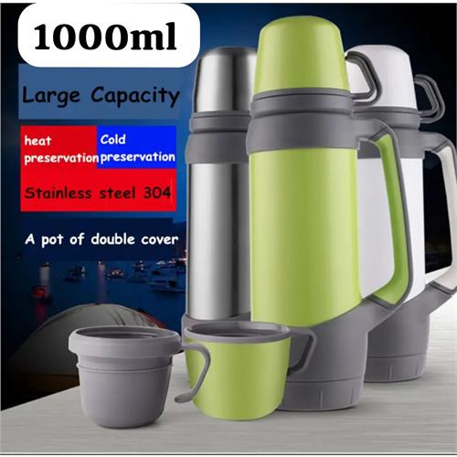 Large Capacity Stainless Steel Flask 1.L