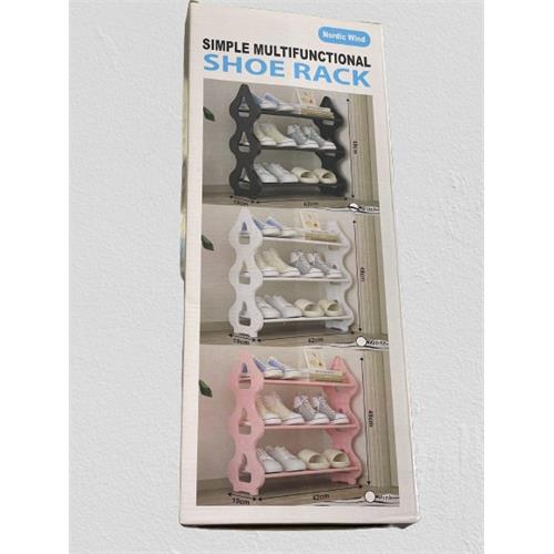 3 Tier Diamond Shoe Rack - Nordic Wind