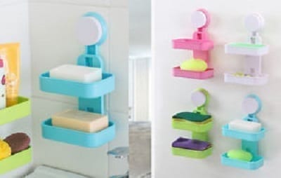 Double Layer Soap Rack