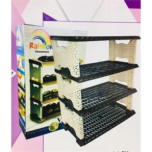 Rainbow shoe Rack