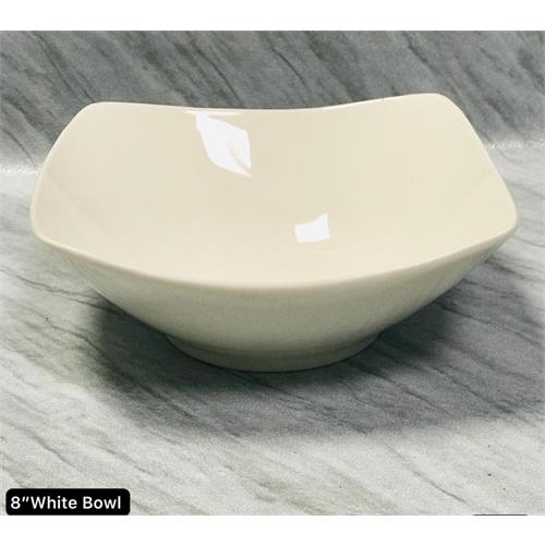 8 Inch White Bowl