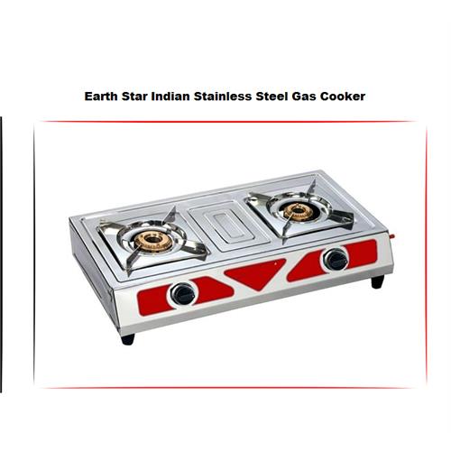 Earth Star Indian Stainless Steel Gas Cooker - L.P.G