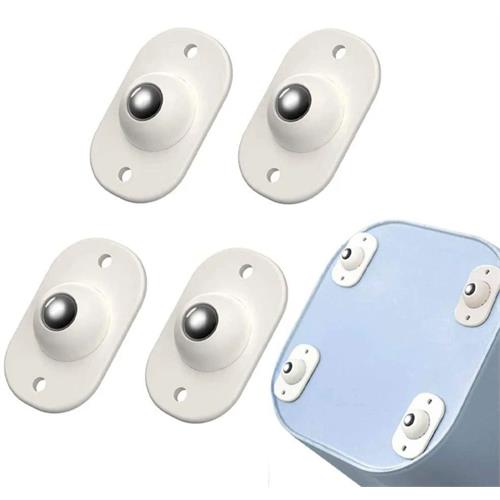 4 Pcs Self Adhesive Mini Swivel Casters Wheels