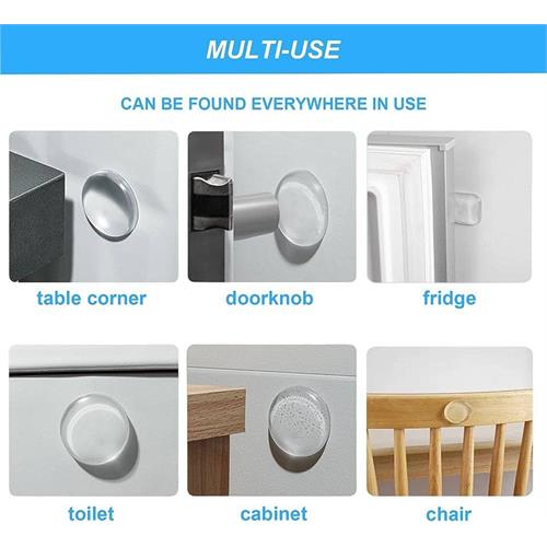 6 Pcs Silicone Door Stopper