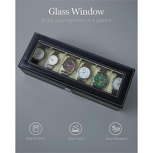 6 Slot Watch Storage Box - LD-1021
