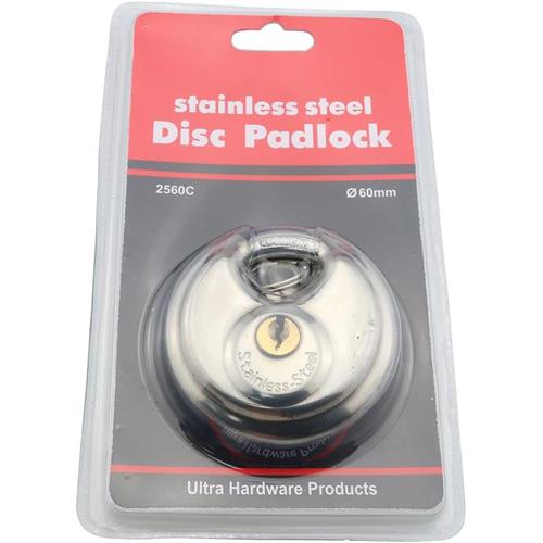 Stainless Steel Disc Padlock