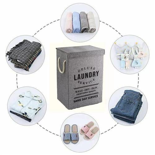 85L Laundry Basket With Lid