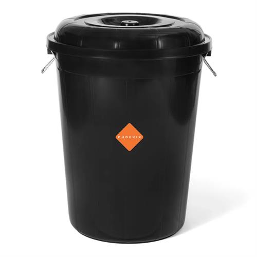 Phoenix Plastic Bucket (100L) Black