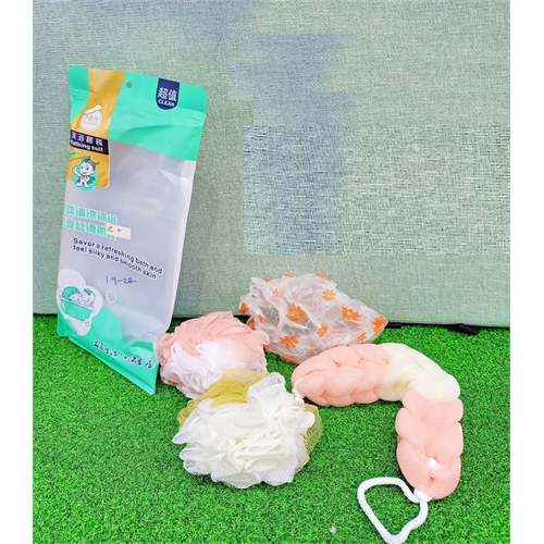 Bath Sponge Set With Shower Cap