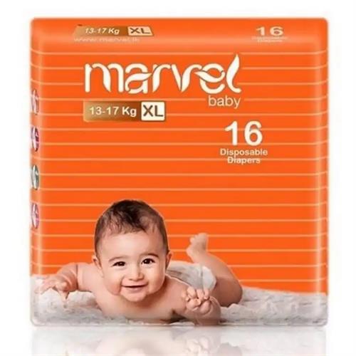 16 Pcs Marvel Baby Diapers XL