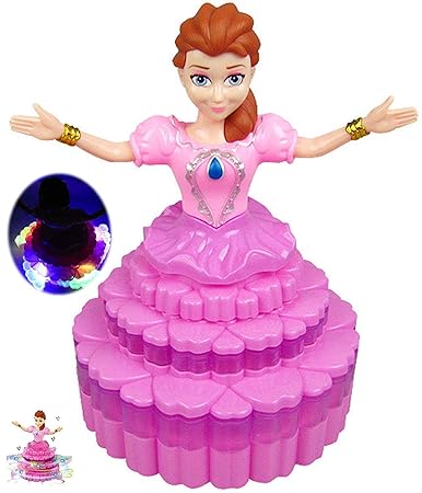 3D Light Rotating Princess