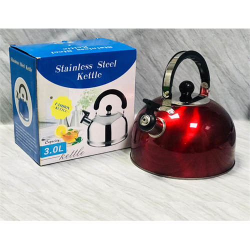 Stainless Steel Whistling Kettle 3.0L