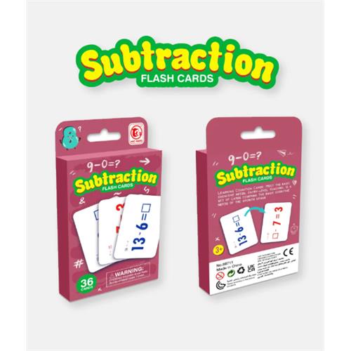 Subtraction Flash Cards