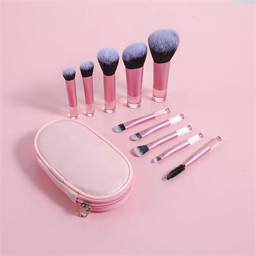 10 Pcs Makeup Brush With Pouch