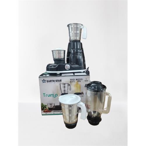 Earth Star Trump Mixer Grinder With 4 Jars - 700W