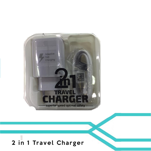 2 in 1 Travel Charger