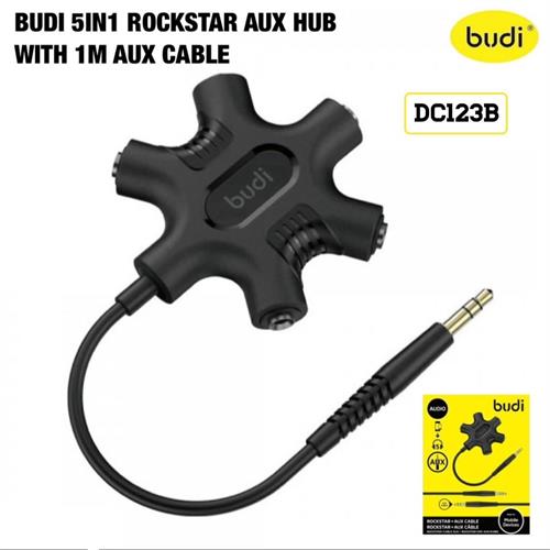 5 in 1 Budi Rockstar Aux Cable