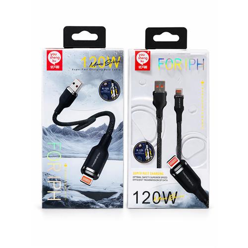 K-125 iphone 120W Fast Charging Cable