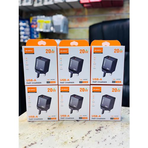 Recrsi 20W USB-A Fast Charging Micro Cable & Adapter FA-08 - B