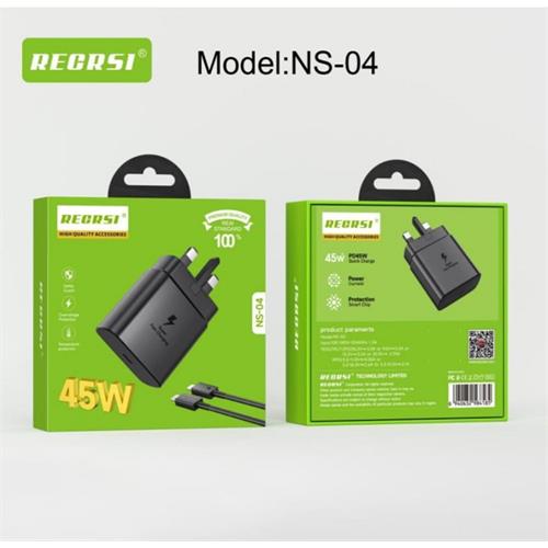 Recrsi Model NS-04 45W Dock Type-C to Type-C Cable