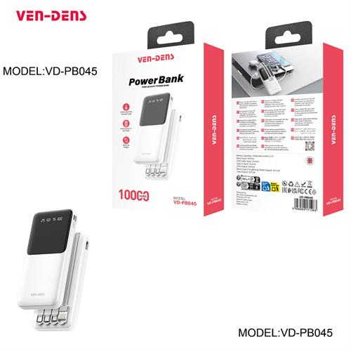 Ven Dens 3 In 1 PowerBank 10000mAh VD-PB045