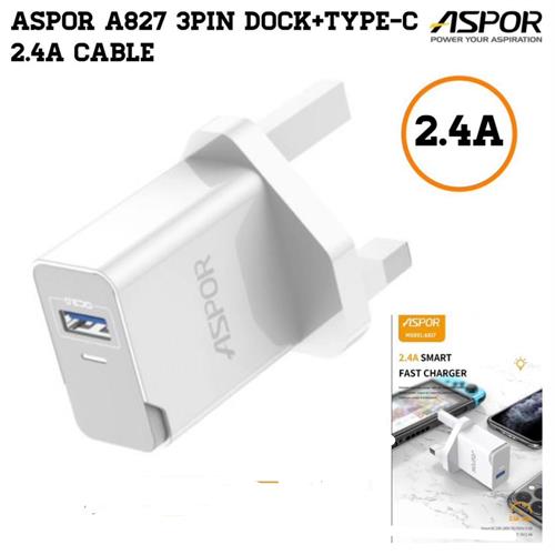 Aspor A827 3pin Dock & Cable