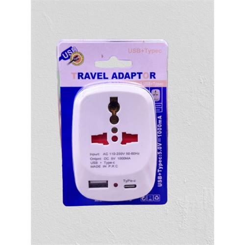 USB & Type-C Travel Adapter