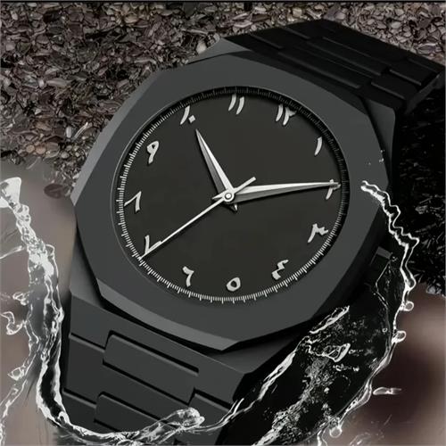 Arabic Aura Matte Black Watch