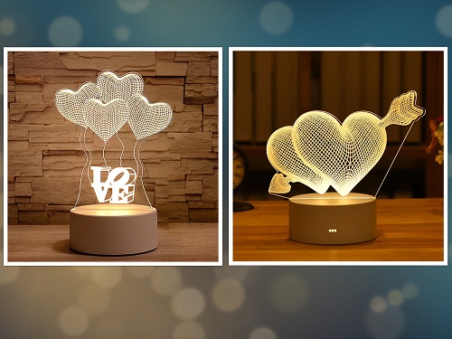 Romantic Love 3D Lamp