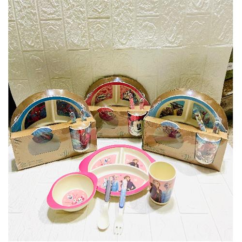 Bamboo Fiber Kids Dinner Set