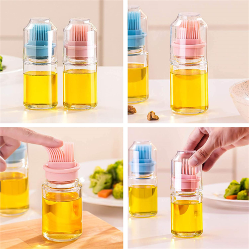 Oil Bottle With Silicone Brush 150ml