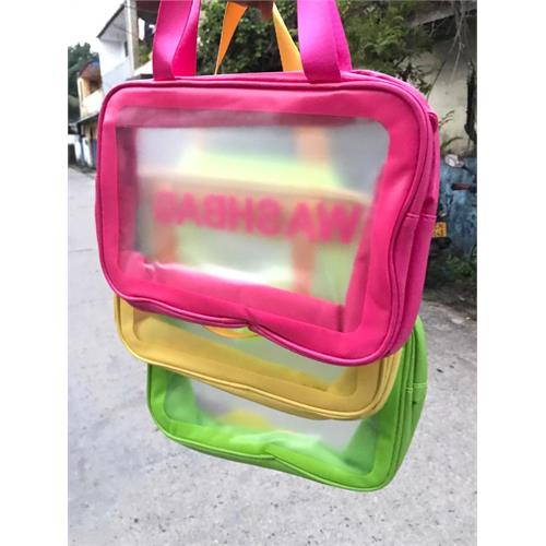 Multi Color clear Cosmetic Bag