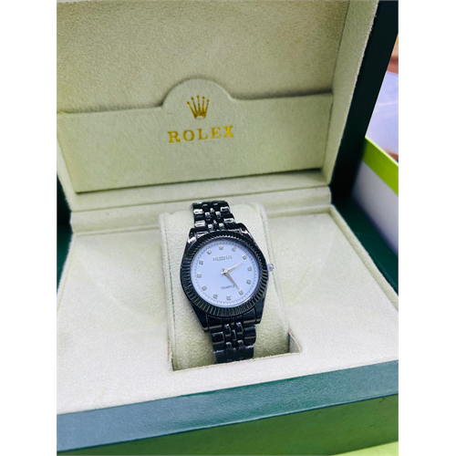 Rolex Rosra Causal Chrome & White Dial Watch