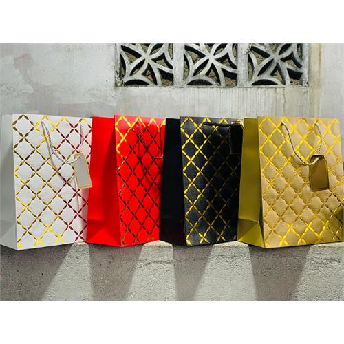Gold Pattern Gift Bag - 703-13