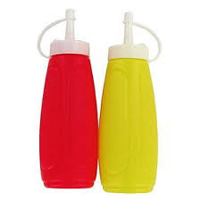 2 Pcs Sauce Bottles