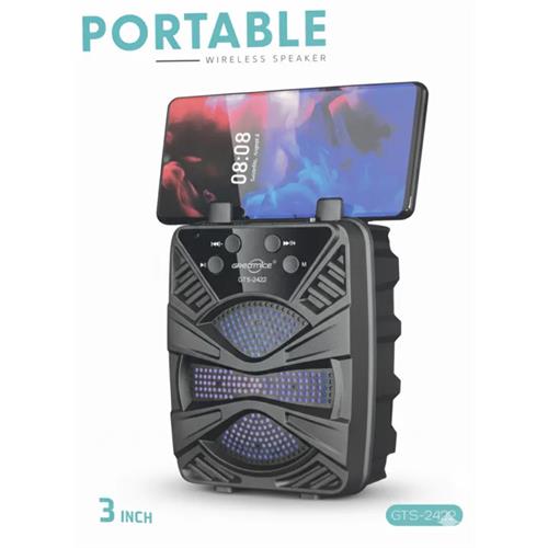 GTS-2422 Portable 3 Inch Bluetooth Speaker