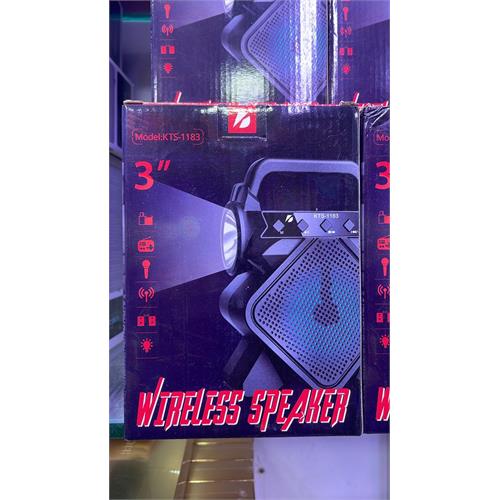 KTS-1183 Portable Wireless Bluetooth Torch Light Speaker